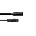 EUROLITE DMX Kabel SEC-1 IP65 3pol 1m sw
