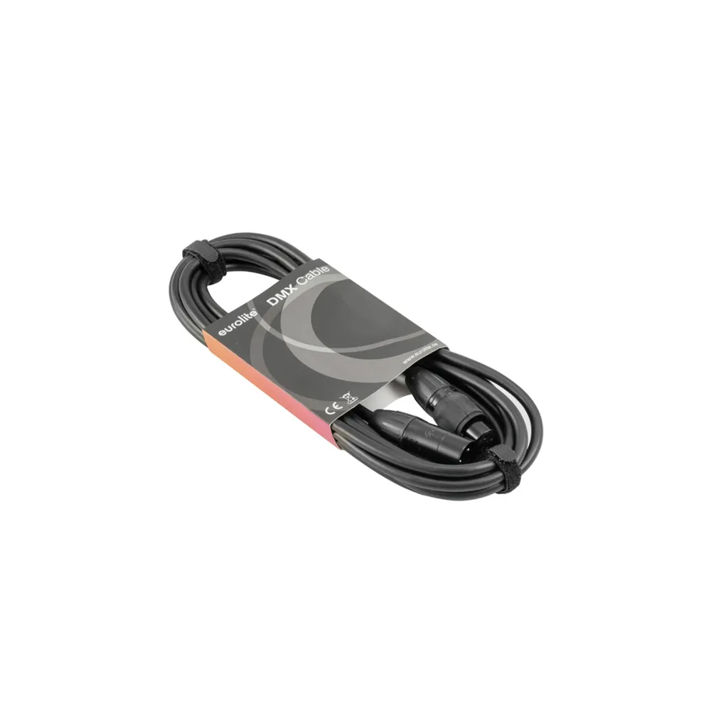 EUROLITE DMX Kabel SEC-1 IP65 3pol 20m sw