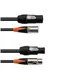 EUROLITE Kombikabel DT-2 DMX IP T-Con/3 Pin XLR 3m
