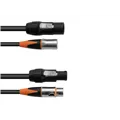 EUROLITE Kombikabel DT-2 DMX IP T-Con/3 Pin XLR 5m