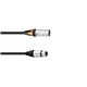 PSSO Adapterkabel DMX XLR 5pol/3pol 0,3m sw