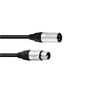 PSSO XLR Kabel 3pol 1m sw Neutrik