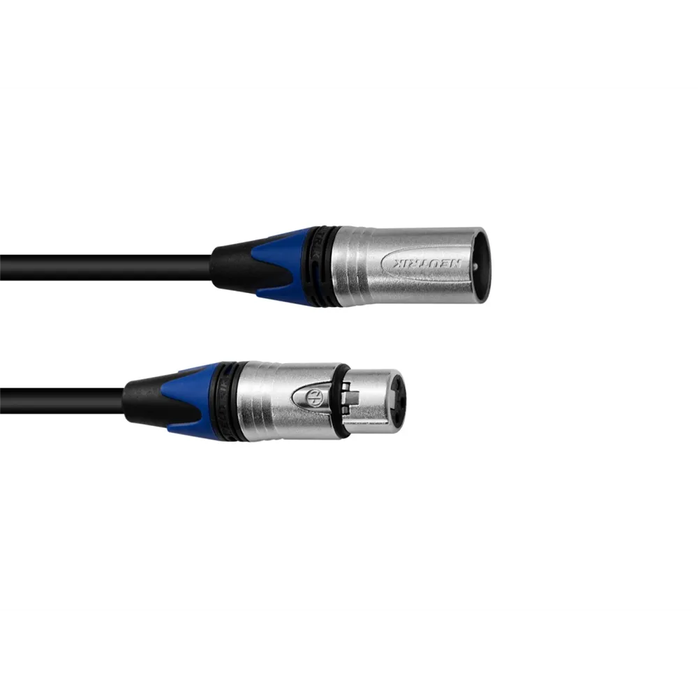 PSSO XLR Kabel COL 3pol 5m sw Neutrik