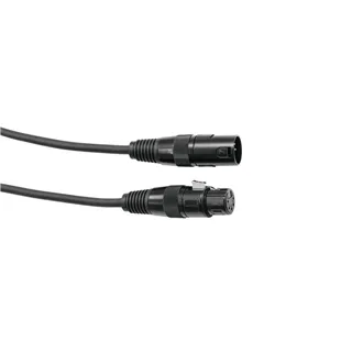 EUROLITE DMX Kabel XLR 5pol 1m sw