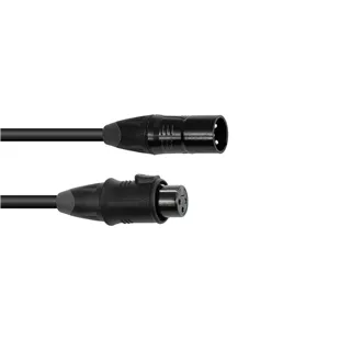 EUROLITE DMX Kabel EC-1 IP65 3pol 20m sw