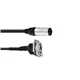 PSSO Patch Kabel XLR(M)/XLR(F) EB 1m sw