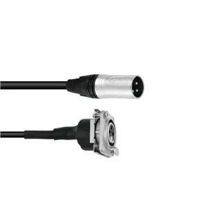 PSSO Patch Kabel XLR(M)/XLR(F) EB 1m sw