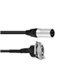 PSSO Patch Kabel XLR(M)/XLR(F) EB 1m sw