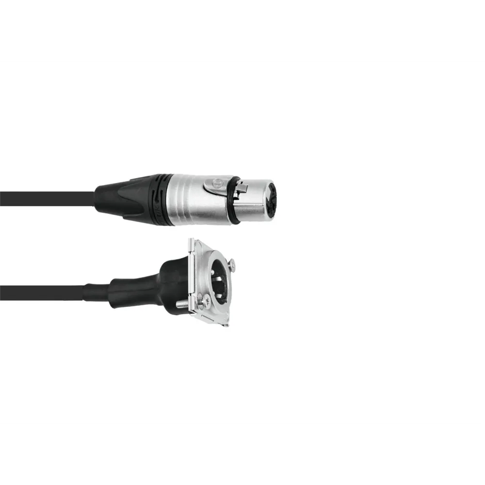 PSSO Patch Kabel XLR(F)/XLR(M) EB 1m sw
