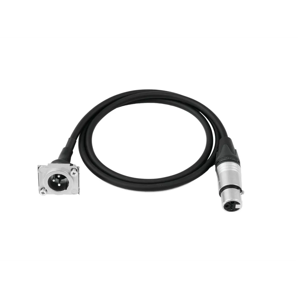 PSSO Patch Kabel XLR(F)/XLR(M) EB 1m sw