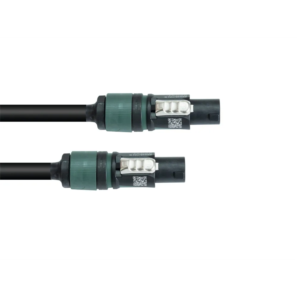 PSSO Lautsprecherkabel Speakon 2x4 15m sw