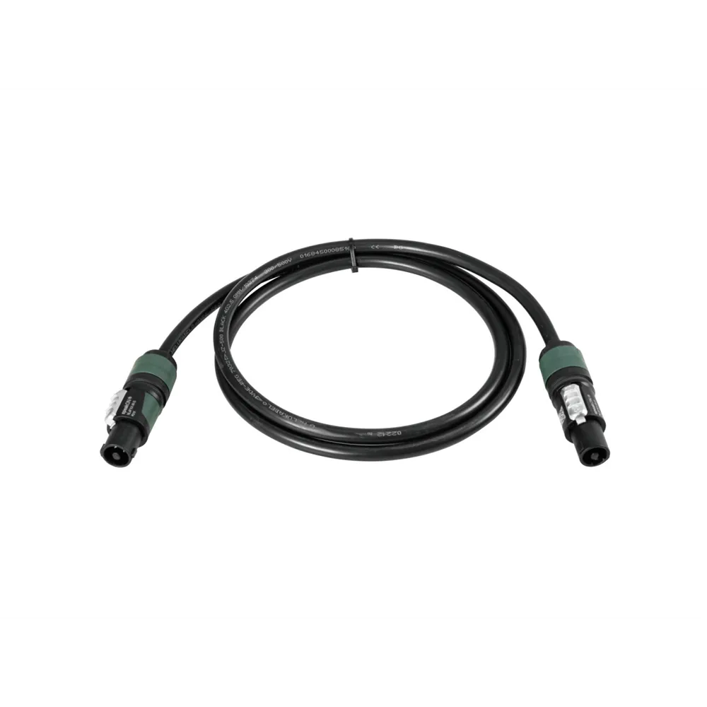PSSO Lautsprecherkabel Speakon 4x2,5 0,5m sw