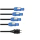 EUROLITE P-Con Netzkabel 1-4, 3x2,5mm²