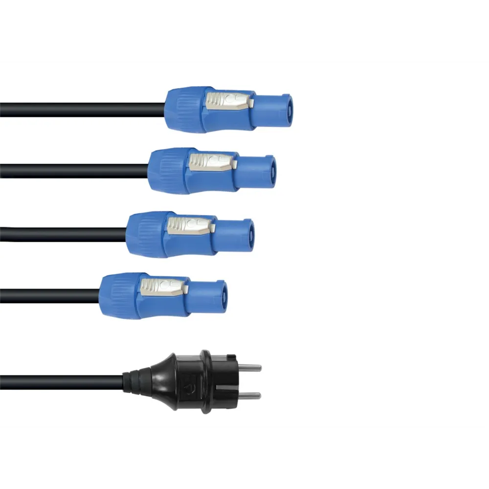 EUROLITE P-Con Netzkabel 1-4, 3x2,5mm²