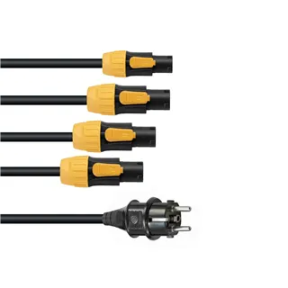 EUROLITE IP T-Con Netzkabel 1-4, 3x2,5mm²