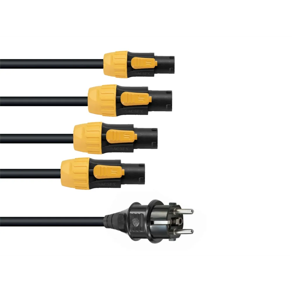 EUROLITE IP T-Con Netzkabel 1-4, 3x2,5mm²