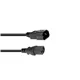 OMNITRONIC Kaltgeräte Verlängerung 3x1,0 5m sw