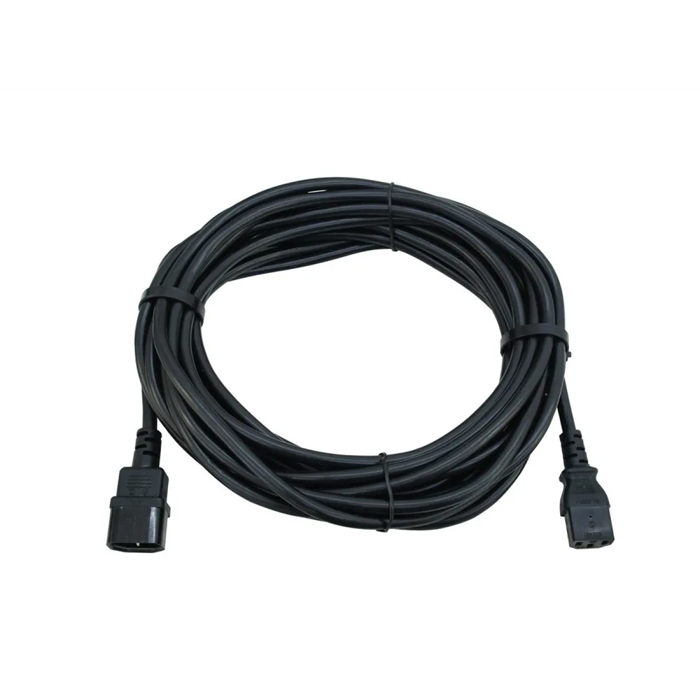 OMNITRONIC Kaltgeräte Verlängerung 3x1,0 5m sw