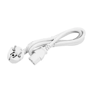 OMNITRONIC Kaltgeräte Netzkabel 3x1,0 1,2m ws