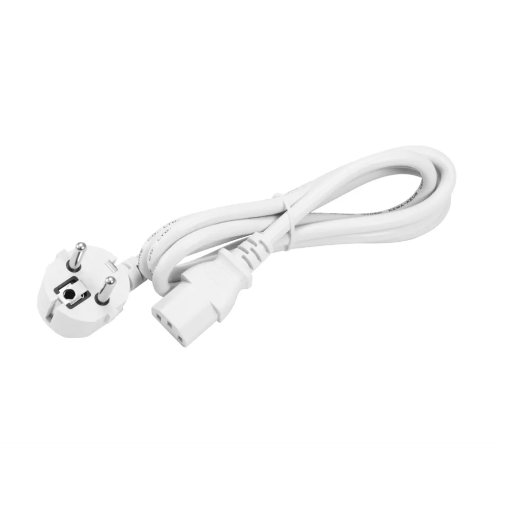 OMNITRONIC Kaltgeräte Netzkabel 3x1,0 1,2m ws