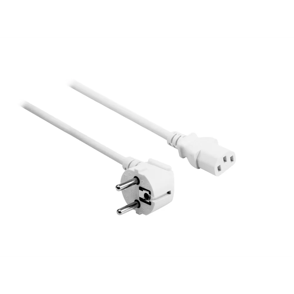 OMNITRONIC Kaltgeräte Netzkabel 3x1,0 1,2m ws
