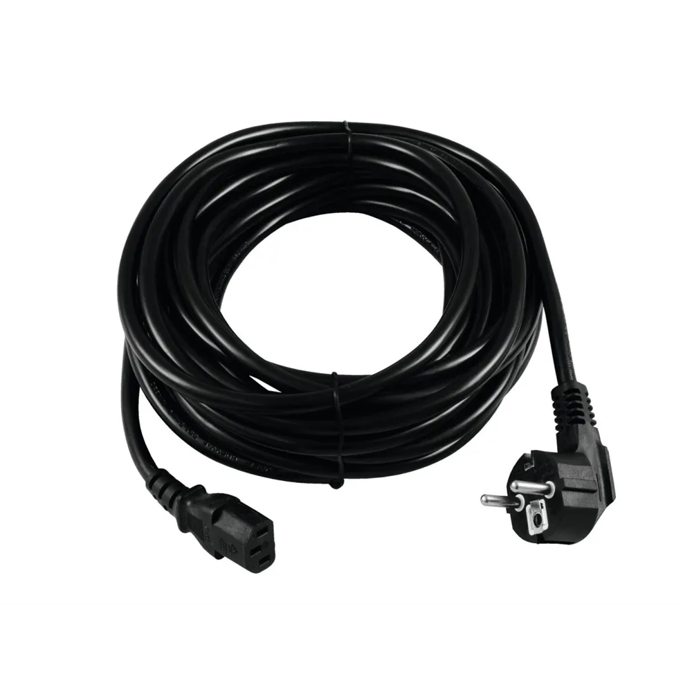 OMNITRONIC Kaltgeräte Netzkabel 3x1,5 10m sw
