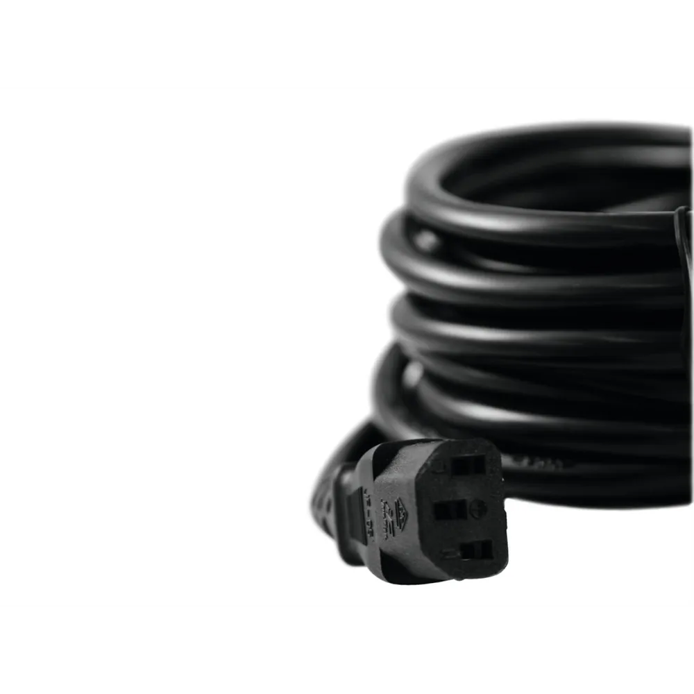 OMNITRONIC Kaltgeräte Netzkabel 3x1,5 10m sw
