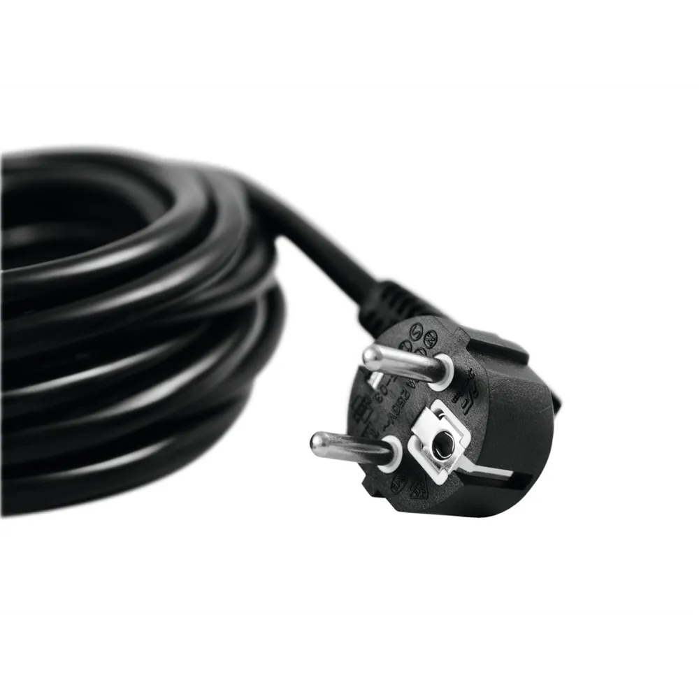 OMNITRONIC Kaltgeräte Netzkabel 3x1,5 10m sw