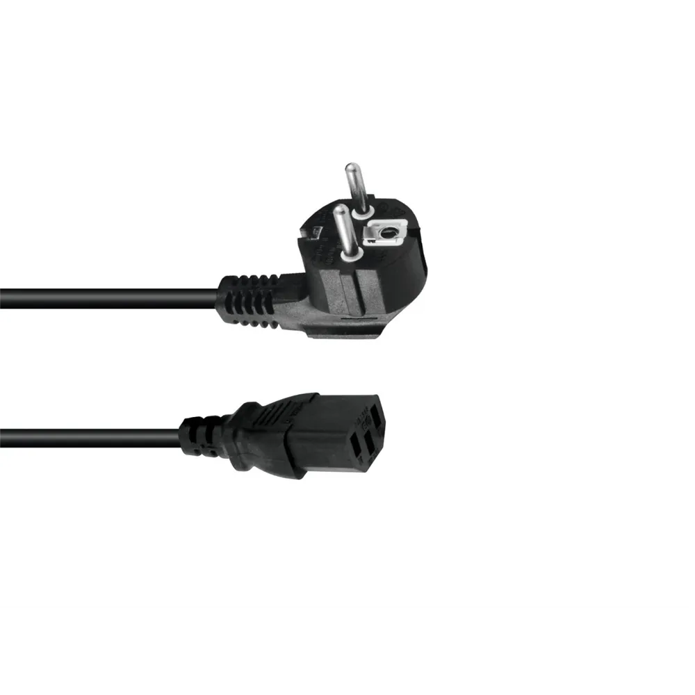 OMNITRONIC Kaltgeräte Netzkabel 3x1,0 1,5m sw