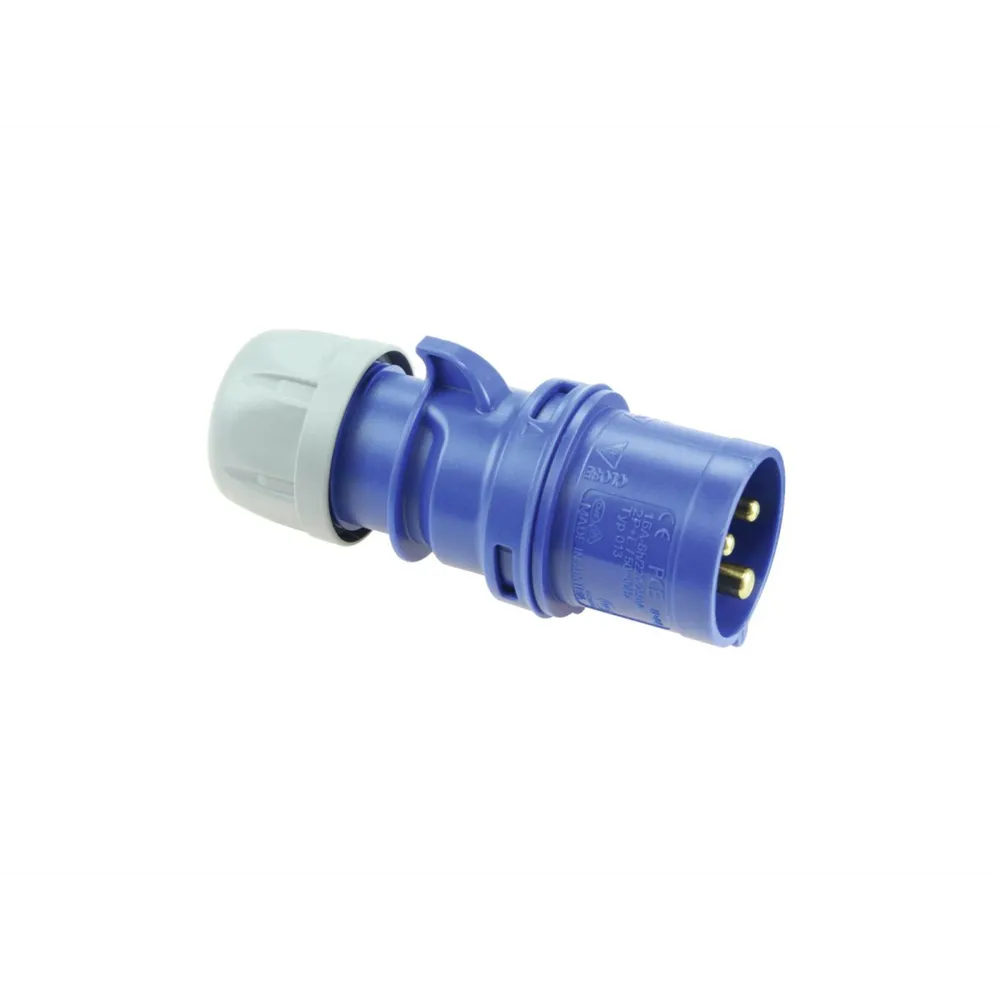 PC ELECTRIC CEE Stecker 16A 3pol bl