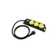 EUROLITE Steckdosenleiste 3-fach IP44 sw 3m