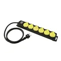 EUROLITE Steckdosenleiste 6-fach IP44 sw 10m