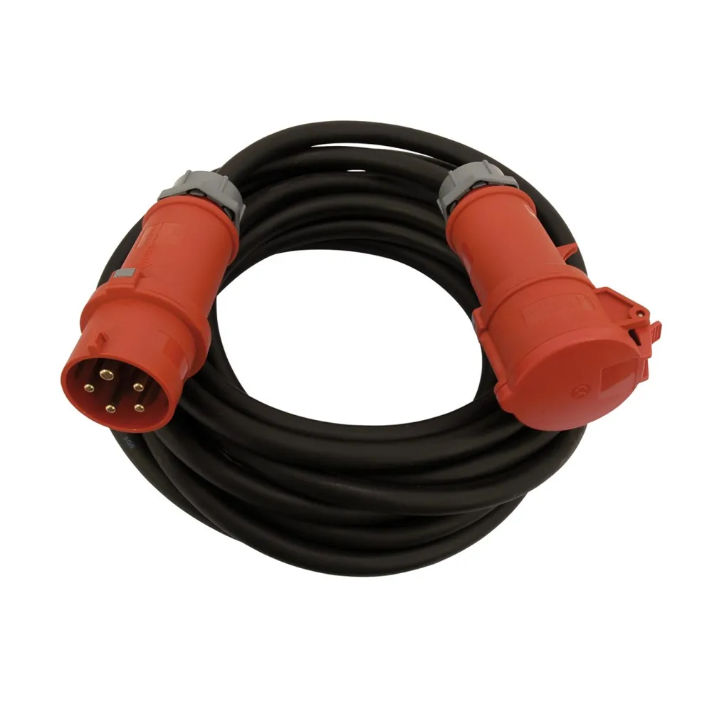 PSSO CEE Verlängerung 32A 5x6 10m rot