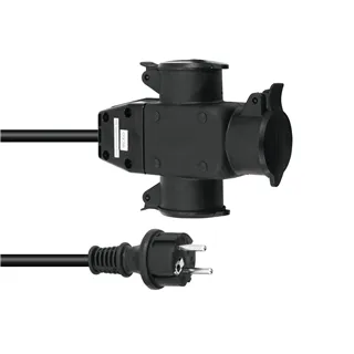 EUROLITE Verlängerung 3x1,5 3m 3-fach