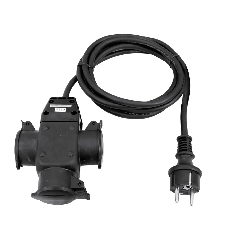 EUROLITE Verlängerung 3x1,5 3m 3-fach