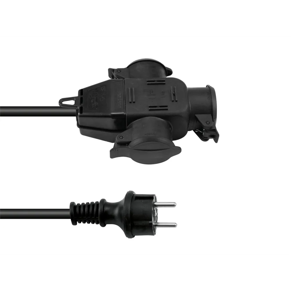 EUROLITE Verlängerung 3x2,5 3m 3-fach
