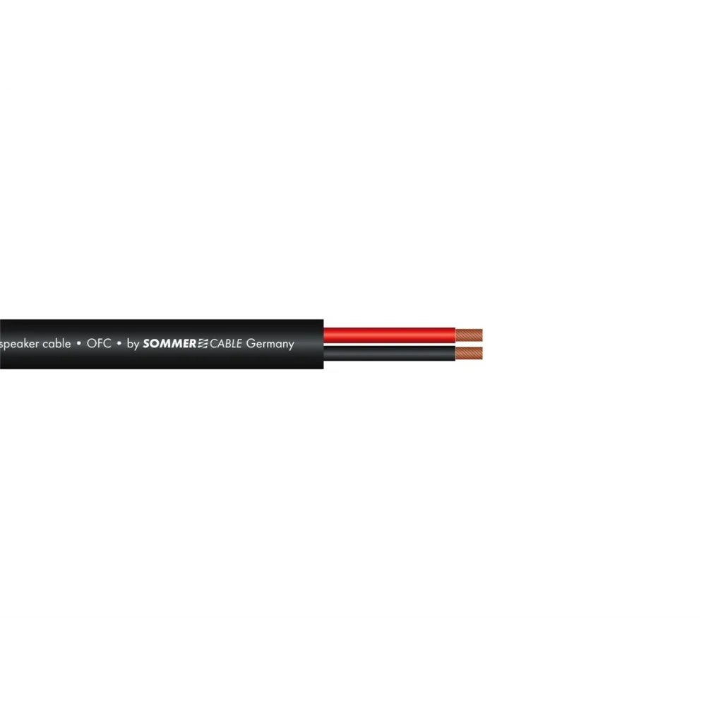 SOMMER CABLE Lautsprecherkabel 2x2,5 100m sw FRNC