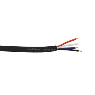 HELUKABEL Lautsprecherkabel 4x4 50m sw