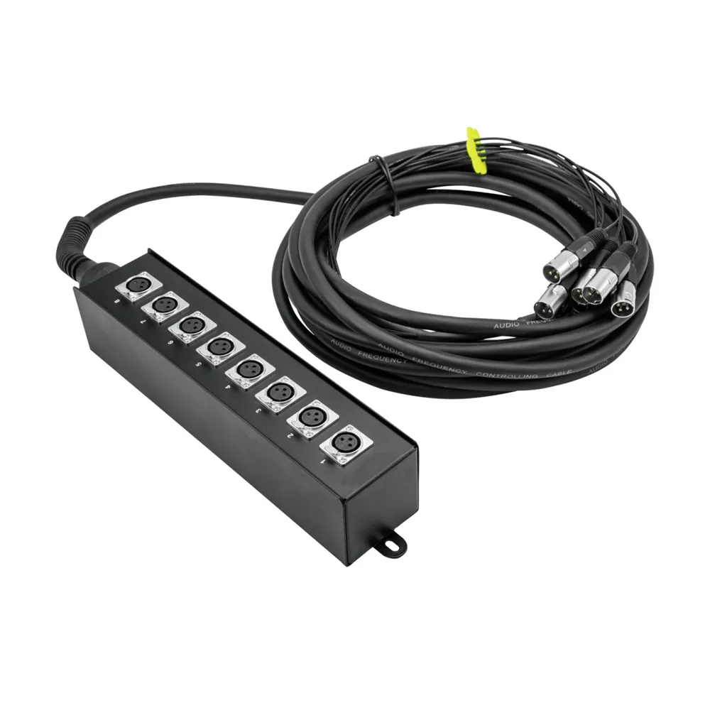 OMNITRONIC Multicore Stagebox MUS-810 8IN 10m