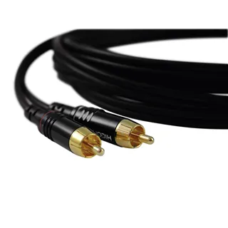 SOMMER CABLE Cinch Kabel 2x2 3m sw Hicon