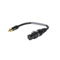 SOMMER CABLE Adapterkabel XLR(F)/Cinch(M) 0,15m sw