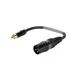 SOMMER CABLE Adapterkabel XLR(M)/Cinch(M) 0,15m sw