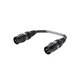 SOMMER CABLE Adapterkabel XLR(M)/XLR(M) 0,15m sw