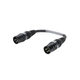 SOMMER CABLE Adapterkabel XLR(M)/XLR(M) 0,15m sw