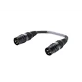 SOMMER CABLE Adapterkabel XLR(M)/XLR(M) 0,15m sw