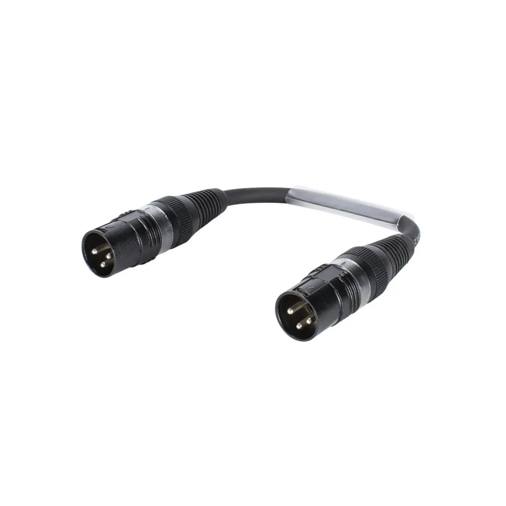 SOMMER CABLE Adapterkabel XLR(M)/XLR(M) 0,15m sw
