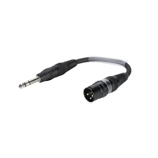 SOMMER CABLE Adapterkabel XLR(M)/Klinke stereo 0,15m