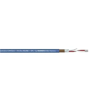 SOMMER CABLE DMX Kabel 2x0,22 100m sw SC-Semicolon