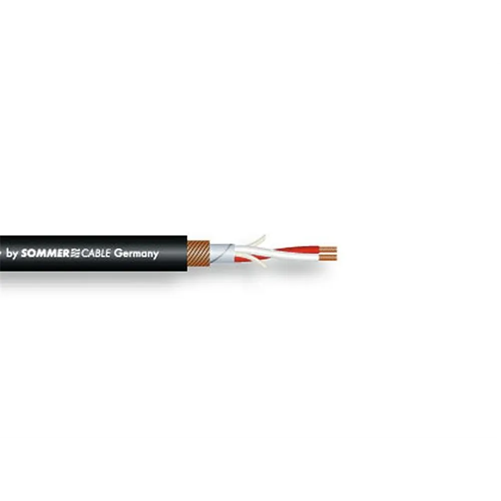 SOMMER CABLE DMX Kabel 2x0,34 100m sw BINARY FRNC