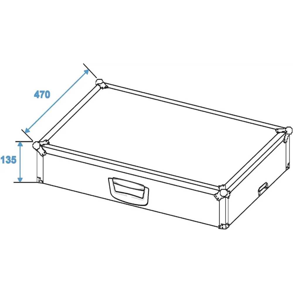 ROADINGER Flightcase Effektpedale EF-2